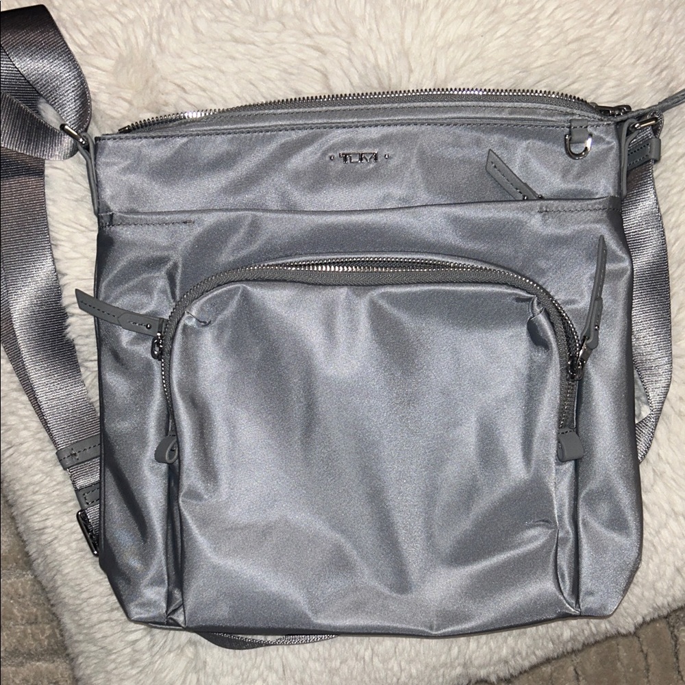 Tumi voyager Gray crossbody Bag
